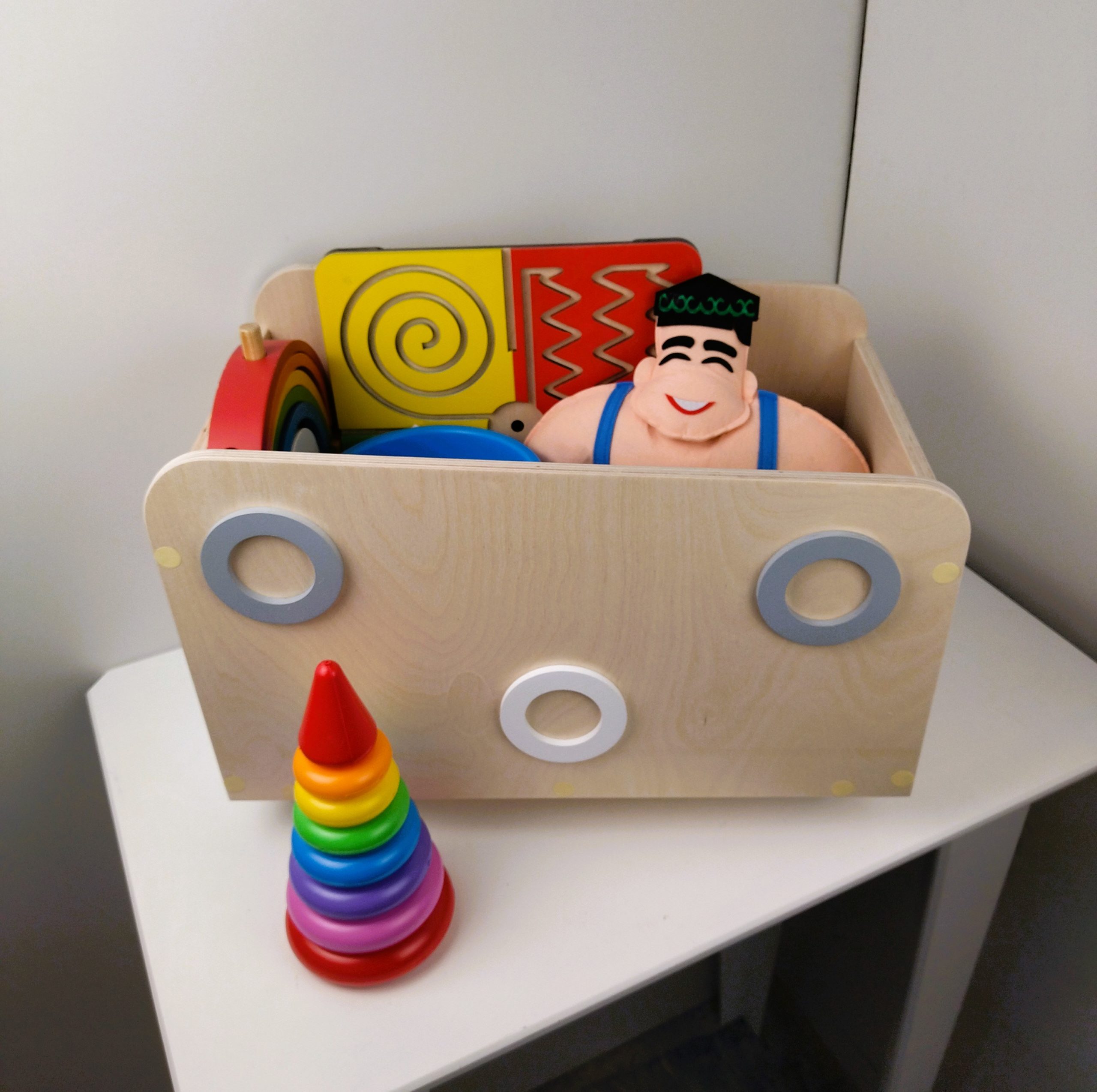 Ящик для хранения игрушек Эко-круги